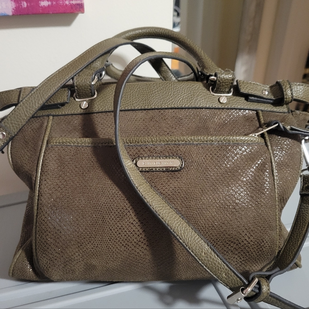 Dana Buchman Olive Green Handbag